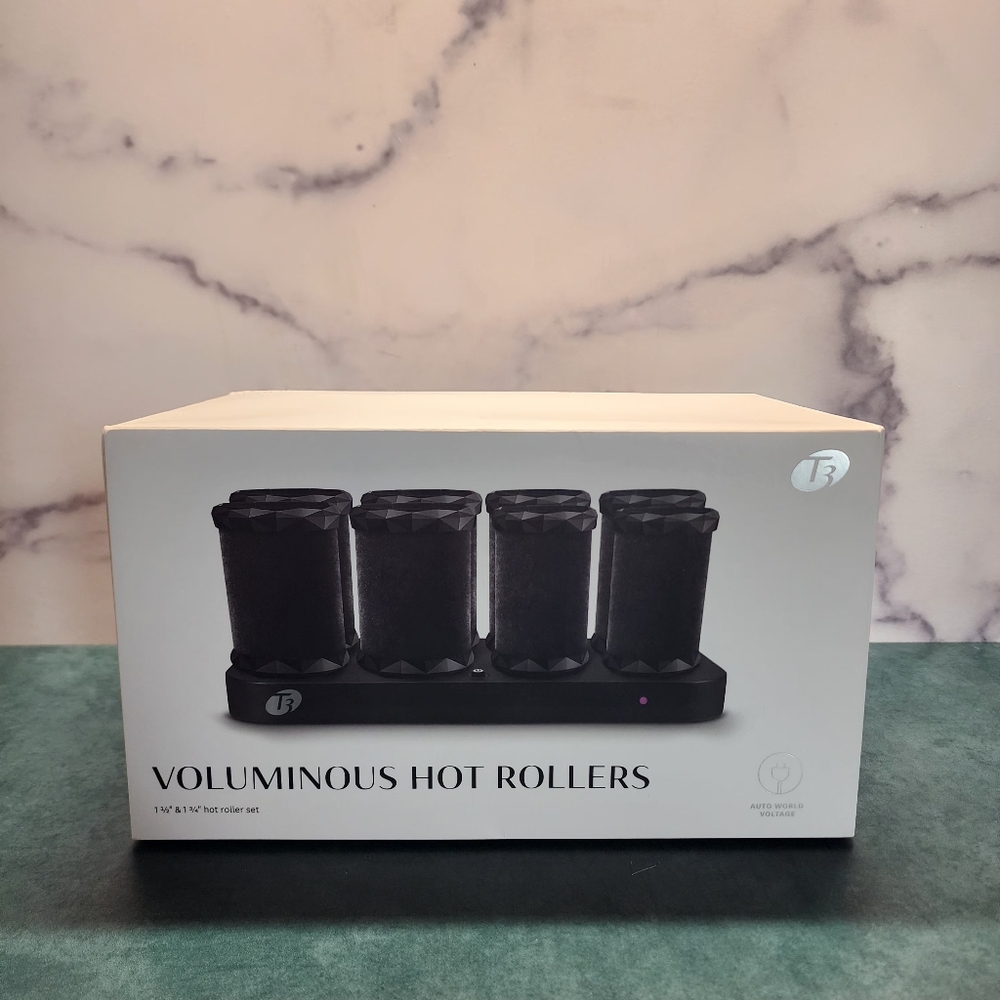 T3 Voluminous Hot Rollers in Black